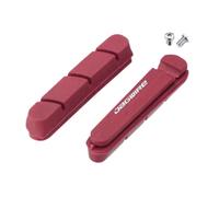 Patins de frein Jagwire Road Pro S Wet Insert SRAM/Shimano Rouge