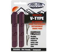 Patins de frein Kool-Stop R1 en V caoutchouc de frein - patins de frein V-Brake