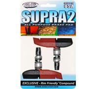 Patins de frein Kool-Stop T3 Supra 2 plaquettes Dual V-Brake 66,5 mm pour jan...