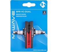 Patins de frein M-Wave V-Brake BPR-VC-Dual, 72 mm, noir/rouge