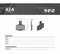 BRENTA CICLO Sintered Brake Pads for System MT2-8/ROAD Disk