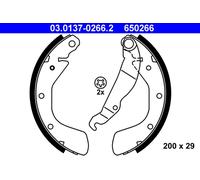 PATINS DE FREIN OPEL ASTRA/CORSA/TIGRA 1.0-1.6/1.7 D 82-00