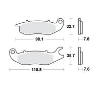 PATINS De Frein STD TRW LUCAS 787.43.16 Pour Honda ST DAX 125 2022-2024