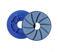 Patins de polissage de 10,2 cm - Roue de meulage en marbre pour sol en béton - Conçu pour les machines automatiques avec bords biseautés pour lisser les surfaces des lèvres (grain 50)