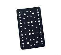 Patins de ponçage en mousse souple 80 x 133 mm avec fixation pour ponceuse RTS400 LS130 avec prise en main sûre pour 16 trous, 46 trous, 54 trous (54 trous)