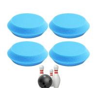 Patins de ponçage pour boule de bowling, tampon de nettoyage Shammy, ensemble de polisseuse portable, outil de réglage de performance, kit de 4 pièces pour l'entretien du remodelage, finition texturée