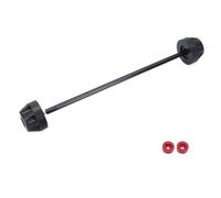 Patins De Protection Anti Collision pour Essieu Roue Avant Et Arrière Moto pour Ducati Multistrada V4 S Sport Rally 2022-2025(Rear Red4)