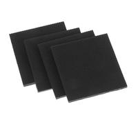 Patins de Réparation pour Talons Hauts, Lot de 2 Paires, Caoutchouc Noir | Dos Adhésif, Antidérapant et Silencieux, pour Semelles et Dessous de Chaussure, Usage Mariage ou Événement