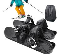 Patins de Snowboard - Coque renforcée à Fort, Rembourrage Confortable, Support Ergonomique pour Pied, Structure avec Coussinets de Haute qualité | pour Patinage sur Neige,