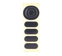 Patins de souris à bord incurvé de 0,8 mm pour souris Logitech G304 G305