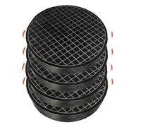 Patins de stabilisation universels pour dépanneuse, cric Robuste, nivellement empilables, 4 pièces, Noirs, Robustes, pour dépanneuse, Grue, Camion, remorque. Patins stabilisateurs empilables