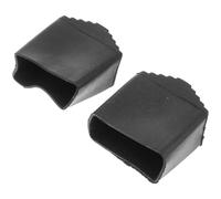 Patins en Caoutchouc pour Pieds D'échelle Pliante 2pcs, Noir