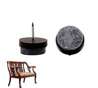 Patins en feutre à clouer pour pieds de chaise | Patins de meubles | Patins en feutre pour chaises, patins de protection de sol pour pieds de chaise