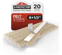 Patins en Feutre Auto-Adhésifs 20 PCS X-Protector - Patins pour Meubles Beige - Patin Meuble Premium - Patin Feutre Autocollant - Patins Glisseurs pour Meubles - Protégez Vos Sols!