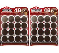 Patins en Feutre Auto-Adhésifs 48 PCS 25 mm X-Protector - Patins pour Meubles Marron - Patin Meuble Premium - Patin Feutre Autocollant - Patins Glisseurs pour Meubles - Protégez Vos Sols! (Lot de 2)