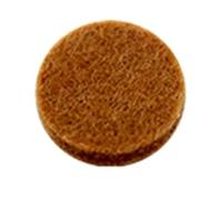 Patins en feutre coloré de 18 mm pour diffuseur d'huiles essentielles de 25 mm pour médaillon médaillon médaillon de couleur unie (marron)