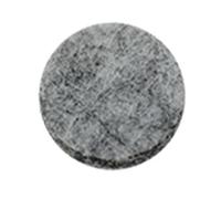 Patins en feutre coloré de 18 mm pour diffuseur d'huiles essentielles de 25 mm pour médaillon médaillon médaillon de couleur unie (gris clair)