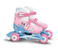 Patins en ligne 2-en-1 Minnie Patins évolutifs convertible tri-skate/roller Taille 27-30 Rose