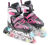 Patins en ligne - APOLLO - Super Blades X Pro - Roues LED - Taille réglable 35/38 - Rose 31/34