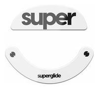 Patins en verre Superglide Version 2 pour souris Pulsar Xlite V2 V2 Mini et V3 Wireless Blanc G