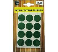 Patins feutrine anti-rayure ISO - Diamètre 22 - Lot de 12