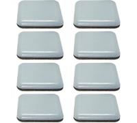 Patins glisseurs - CYCLINGCOLORS - 16x16 mm - Adhésif - Lot de 8