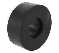 Patins Isolants en Caoutchouc Noir 25mm pour Bases D’équipement Fitness | Surface Lisse, Réduit les Vibrations, Usage Garage ou Espaces Partagés, Compatible Pieds de Rameur