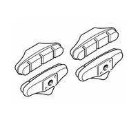 Patins Noirs Veloce Et Mirage (4 Pz.) CP316 CAMPAGNOLO Vélo