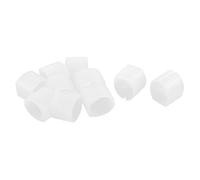 Patins pour meubles SOURCING MAP 10pcs Embout Pied Chaise Tube Rond Tube Pied Table Fauteuil Tampon U Blanc 20mm Diamètre