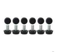 Patins pour meubles SOURCING MAP 12pcs Pieds nivellement Réglable M6 x 10 x 15mm Patin Jambe Pied Table Chaise Bureau