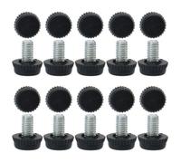 Patins pour meubles SOURCING MAP 20pcs Pieds nivellement Réglable M6 x 10 x 15mm Patin Jambe Pied de Table Chaise Maison