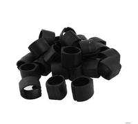 Patins pour meubles SOURCING MAP 30pcs Embout chaise Pied Tube Tampon Cap Bouchon Protection Plancher Meuble Plastique U Forme Noir