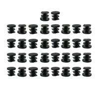 Patins pour meubles SOURCING MAP 34pcs Bouchon Embout Pied chaise Cap Jambe Tube Table Plast. Rond Glisse Tampon Dia filetage 9mm