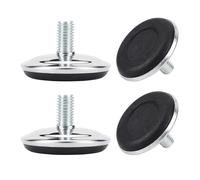 Patins pour meubles SOURCING MAP 4pcs Pieds de nivellement Réglable Pied Patin Jambe Pied de Table Chaise Plancher M10x17x50mm