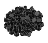 Patins pour meubles SOURCING MAP 60pcs Bouchon Pied de Chasie Embout Capuchon Jambe Tube Insert Table Meuble Protection Plastique