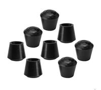 Patins pour meubles SOURCING MAP 8pcs Embout Pied Chaise Bouchon Tampon Cap Protection Jambe Meuble Caoutchouc 14mm ID
