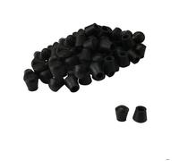Patins pour meubles SOURCING MAP Embout chaise 10mm ID Couvre-pieds table caoutchouc antidérapant Anti-bruit Anti-rayures 50Pcs