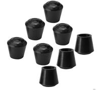 Patins pour meubles SOURCING MAP Embout pied chaise 10mm ID Couvre-pieds table caoutchouc antidérapant Protecteur Anti-rayures 8Pcs