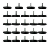 Patins pour meubles SOURCING MAP M8 x 18 x 40mm Pieds nivellement Réglables 24pcs Protection plancher pour Pieds Chaise Canapé