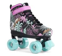 Patins Quad pour enfants SFR Vision Canvas - Black Floral - UK:5J EU:38 US:M6L7