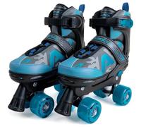 Apollo Champion Adjustable Quad Skate - patins à roulettes réglables pour enfants-Bleu / M (35-38)
