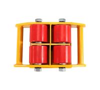 Patins Robustes, Déménageur de Machines industrielles avec Capuchon Rotation à 360 ° 13200 LB 6 T Dolly Skate Assistant manutention(Yellow)