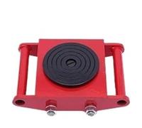 Patins Robustes, Déménageur de Machines industrielles avec Capuchon Rotation à 360 ° 13200 LB 6 T Dolly Skate Assistant manutention(Red)