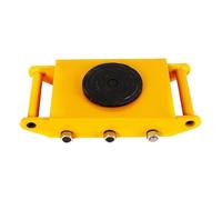 Patins Robustes, Déménageur de Machines industrielles Machine Robuste 13200 LB Chariot à 4 Rouleaux Patins 6/8/12 tonnes(Yellow,8T 17600 lbs)