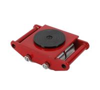 Patins Robustes, Déménageur de Machines industrielles Rouge/Jaune 13200 LB 6T Dolly Skate avec Roue en Acier(Red)