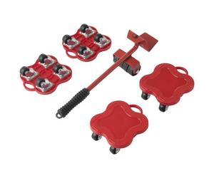 Patins rouleurs - TOOLCRAFT - TO-7753734 - Charge max 400 kg - Couleur blanche - Transport de meubles