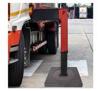 Patins stabilisateurs robustes, capacité de charge de 4 999,9 kg, coussinets stabilisateurs durables pour camping-car et remorques grues, empêchent l'enfoncement, tapis d'atterrissage fiables