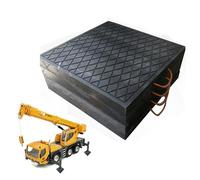 Patins stabilisateurs, Stabilisateurs de Grue 12, 16, 20, 24 et 28 Pouces, Plateforme d'atterrissage for cric Camion/remorque/VR, stabilisateur Noir étanche(4pack,30x30x4cm/11.8x11.8x1.6in)