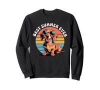 Patio Best Summer Ever Teckel Camp Vacances Croisière Sweatshirt