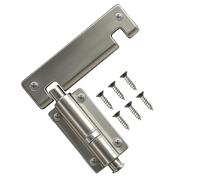 Patio Door Lock, Sliding Glass Door Lock, Stainless Steel Security Latch With Screws, Child Safety Sliding Glass Doors Locks For Window Closet Home Balcony Living Room Bedroom Apartment Hotel